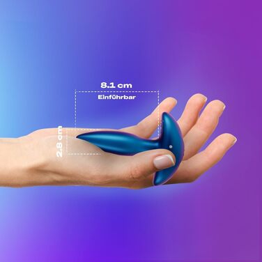 Анальний вібратор Durex Pop & Buzz - 7 режимів, USB-зарядка, вологостійкий, для жінок, чоловіків та пар