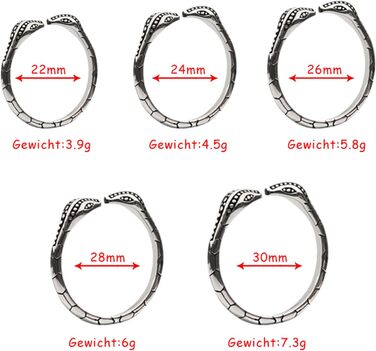 Набір з 3 шт. металевих пеніс-кілець Soarvlorfy (26 мм) – для чоловіків, інтимна іграшка, фіксація, бондінг