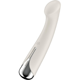 Вібратор для жіночих статевих органів Satisfyer Spinning G-Spot 1, білий | 16,5 см | 12 вібрацій та 5 програм обертання | Водонепроникний (IPX7)