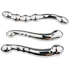 Анальний плуг GUYOS Doppelkopf з нержавіючої сталі, стимулятор G-точки, для жінок та чоловіків, масаж простати, інтимні іграшки для пар, 544г