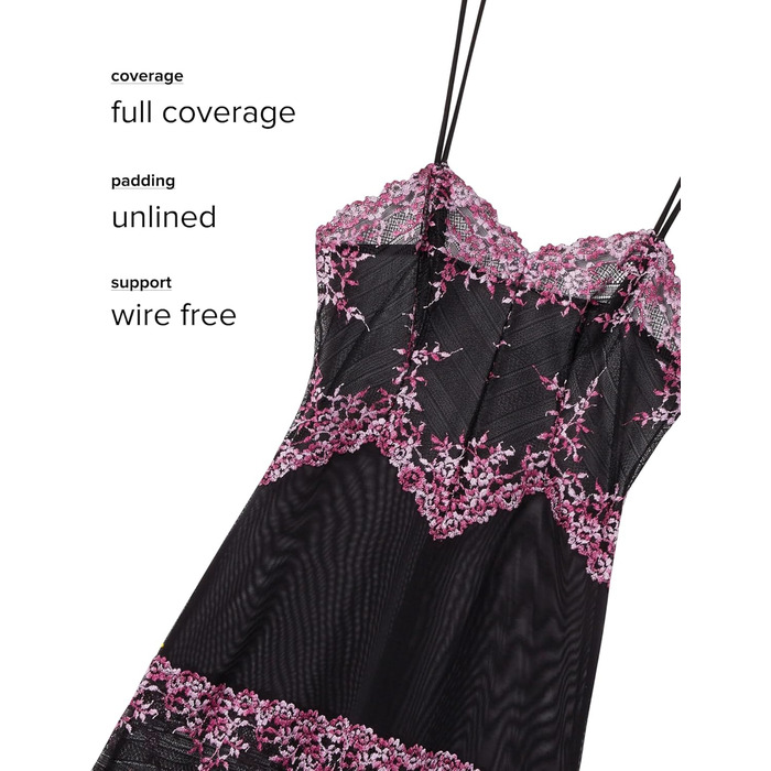 Нічна сорочка-сукня Wacoal Embrace з мереживом, 46 розмір, білий колір