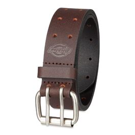 Чоловічий шкіряний ремінь Dickies з подвійною шпилькою, коричневий, розмір 42