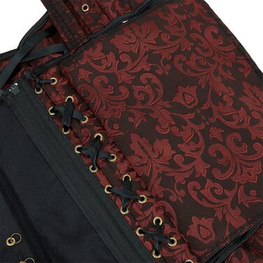 Топ-корсет Grebrafan для жінок у готичному стилі з бретелями, колір коричневий