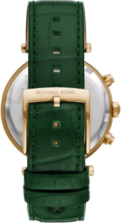 Жіночий годинник Michael Kors Parker кварцовий хронограф зі сталевим ремінцем, 39мм, зелений
