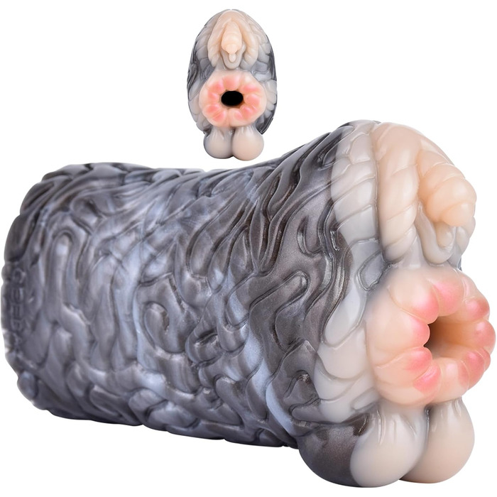 Реалістичний мастурбатор Seckoe Tier Taschenmuschi з анімальною вагіною (золотий)