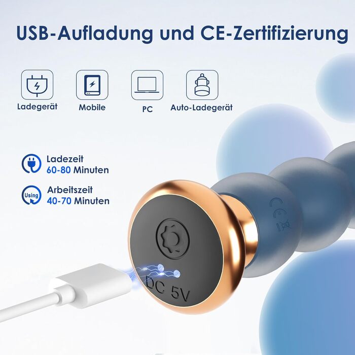 Анальні вібратори для жінок та чоловіків: силіконові кулі, масажер простати з пультом дистанційного керування, 10 режимів вібрації. Іграшки для дорослих