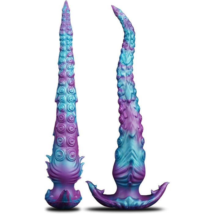 Анальний плаг-монстр XXL з силікону, 40 см, з підставкою - для досвідчених користувачів