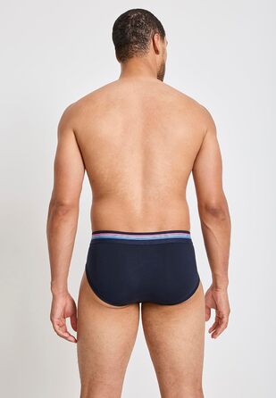 Труси чоловічі Jockey Cotton Stretch, 3 шт. (M, Picasso Blue) - бавовна з еластаном, середньою талією