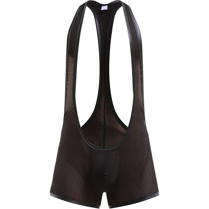 Шорти боді для чоловіків Swbreety, джокерстрап, борцівський синглет, нижня білизна (чорний, S)