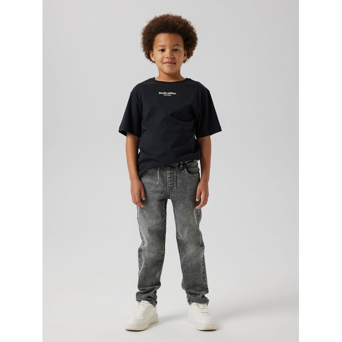 Джинси для хлопчиків NAME IT Slim Fit Sweat, колір Medium Grey Denim, розмір 128