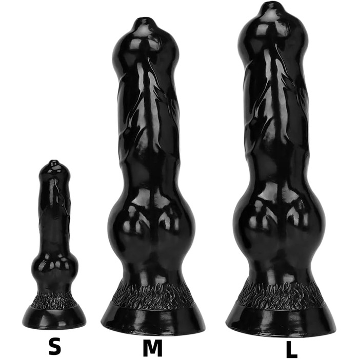 Чорний дildo з потужним присоском – іграшка для сексуального задоволення (маленький)