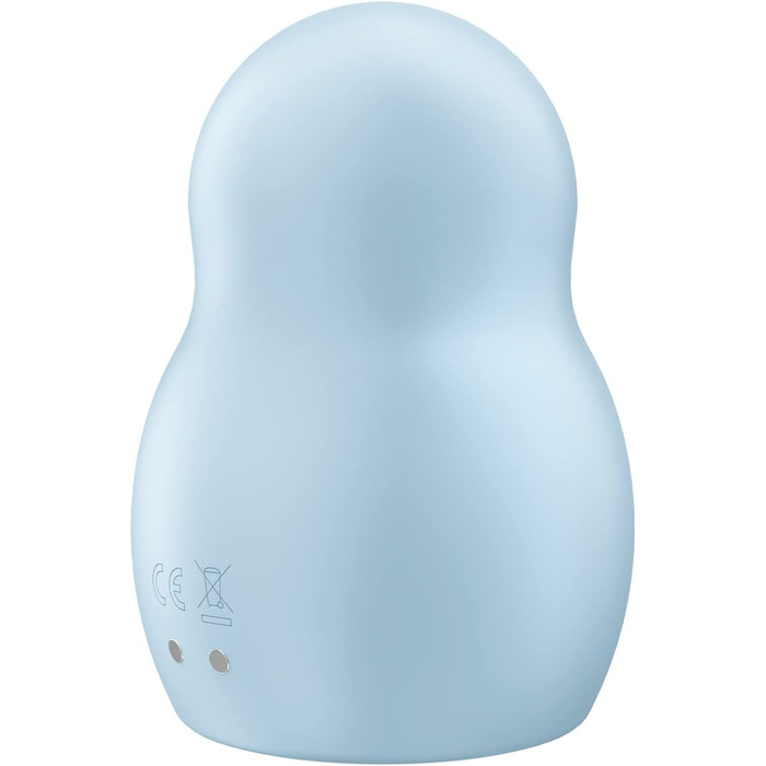 Вібратор Satisfyer Pro To Go 1 | Подвійний мотор | Компактний, перезаряджається | Водостійкий (IPX7) | Вібратор-імпульс | Інтимна іграшка для жінок, універсальний розмір (Світло-блакитний)