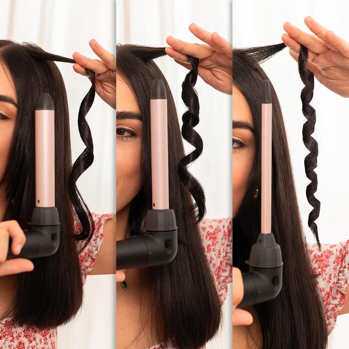 Конічний плойка-керіміка Cecotec Lockenstab SurfCare TwistConic 33W для створення природних хвиль та текстури, діаметр 13-25 мм