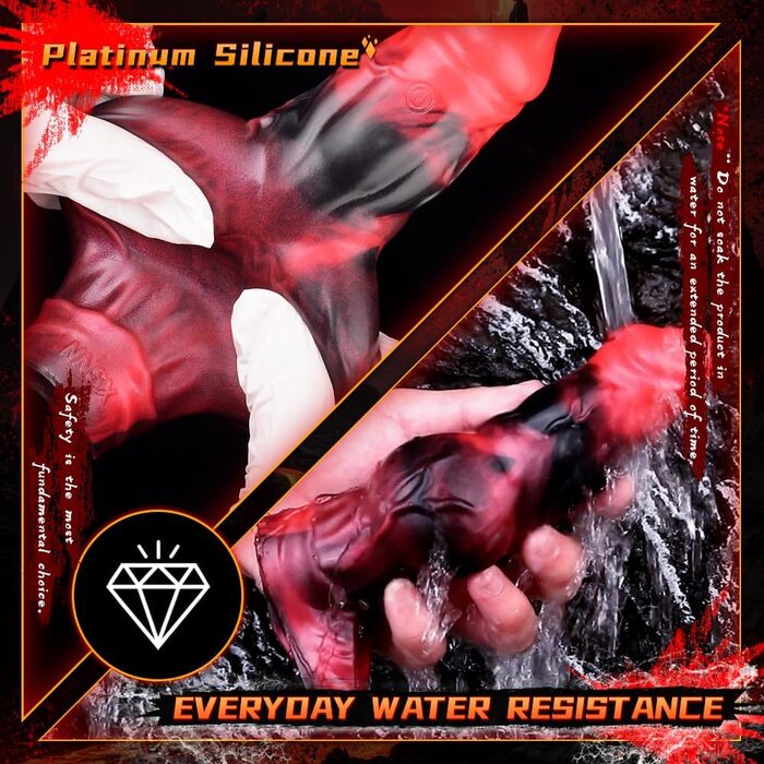 Вібратор-аналіз для пар: реалістичний вібратор у вигляді собачого пениса з 10 режимами