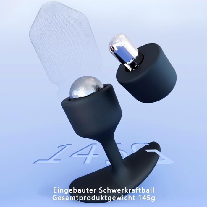 Вібратор для анального секса Seckoe з 10 режимами вібрації, пультом дистанційного керування, тихий (40dB), для чоловіків, жінок, пар