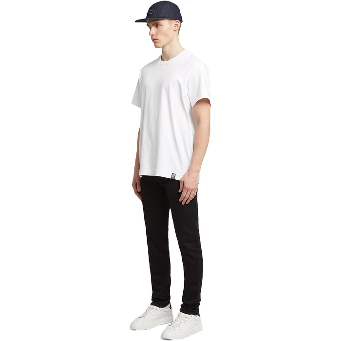 Чоловічі джинси G-Star RAW 3301 Slim Fit — вузькі сині джинси
