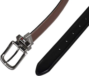 Двосторонній шкіряний ремінь Tommy Hilfiger Adaptive для чоловіків, коричневий/чорний, розмір 30