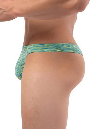 Танга чоловічі iKingsky, 6 шт. в упаковці, низька талія, швидковисихаючі, яскраві кольори