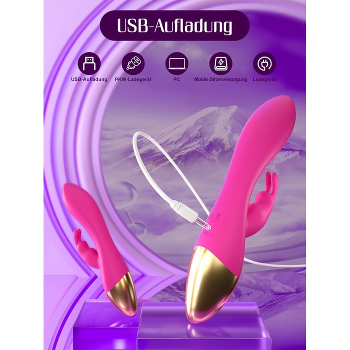 Вібратор для жінок: набори вібраторів з 10 режимів, кліторальний дildo, інтимні іграшки для пар, кольори: чорний, рожевий