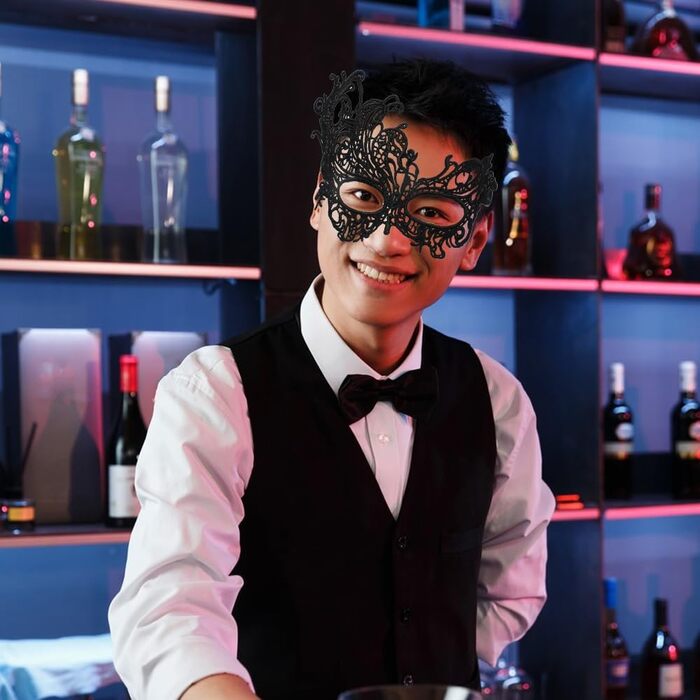 Маска для карнавалу метелик, 2 шт., антична маска для жінок та чоловіків, VYNYJOAN