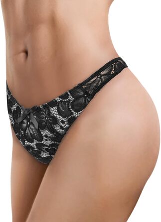 Танга з сітки LittleForBig для трансгендерів та кросдресерів, чорний колір, моделювання та корекція фігури