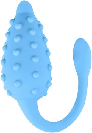 Секс-іграшка NAIXBTY: вібруюче яйце з силікону з пультом дистанційного керування. Для вагінальної та кліторальної стимуляції. Підходить для пар. (Блакитний)