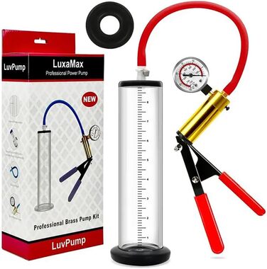 Набір пеніс-помп Kuaecr з 4 розмірів з силіконовим з'єднувачем, ручна вакуумна помпа для чоловіків, збільшення статевого члена, покращення ерекції, допомога при імпотенції