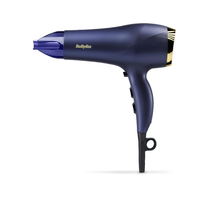 Професійний фен BaByliss Midnight Luxe 5781PE: потужний 2300W, іонна технологія Anti-Frizz, 3 режими температури та 2 швидкості, легкий