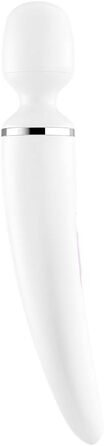Satisfyer Wand-er Woman: Масажер-паличка з 50 режимами вібрації | Інтимні іграшки для жінок та чоловіків | Тихий та потужний вібратор для тіла | Білий колір
