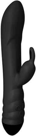 Вібраційний масажер-зайчик Adrien LASTIC Twister Black для тіла