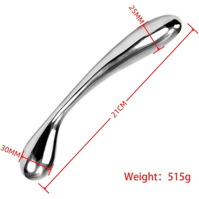 Анальний плаг з нержавіючої сталі, подвійний, металевий фальшивий ділдо, масажер G-точки, тренажер для ануса, дорослий секс-іграшка, великий розмір