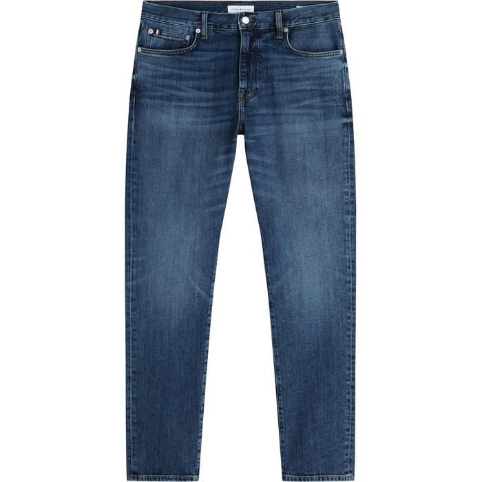Чоловічі прямі джинси Tommy Hilfiger Denim (Smoke Blue), розмір 33W / 32L
