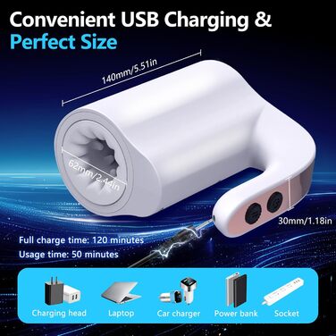 Автоматичний мастурбатор для чоловіків: 10 режимів, телескопічна конструкція, ротація, помпа, білий