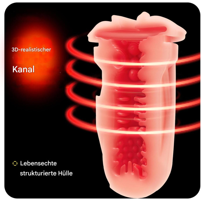 Автоматичний секс-іграшка Leten ThermoPod для чоловіків з підігрівом, функцією масажу та тримачем для телефону