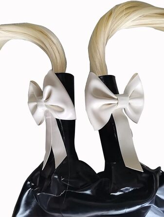 Латексна маска для BDSM, фетіш, бондж, косплей - з мереживом, для тематичних вечірок та Хелловін