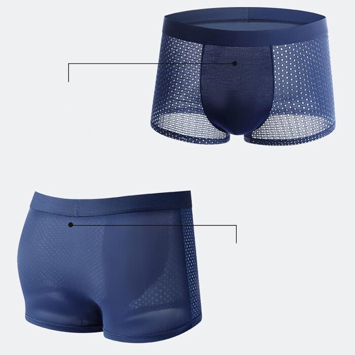 Танга чоловічі SRZYMJ прозорі, мереживні, сексуальні, з високою талією, кольори A4-білий, A1-блакитний, розмір L