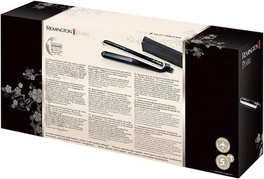 Випрямляч для волосся Remington Pearl S9501 з керамічним покриттям та перлами, LCD-дисплей, 150-235°C, з чохлом