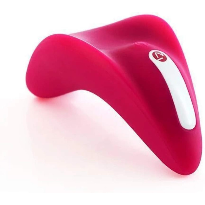 Вібратор Nomi Tang Better Than Chocolate 2 - водостійкий, безшумний, з силікону, з сенсорним слайдером, акумуляторний, червоно-фіолетовий