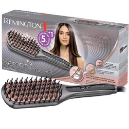 Випрямляч для волосся Remington S8540 з керамічним покриттям, кератином та мигдальною олією, LCD-дисплей, 10 режимів температури (150-230°C), чорний