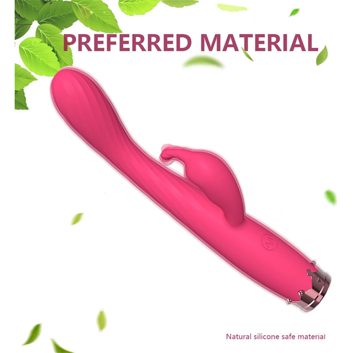 Вібратор для жінок Rabbit G-Spot, 10 режимів, RoseRed