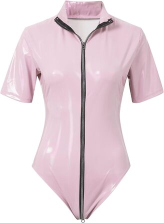 Блискучі шкарпетки-шкарпетки з відкритим кроком, глянцеві, для зайчика, з рельєфною застібкою, білі (світло-ліловий, XL)