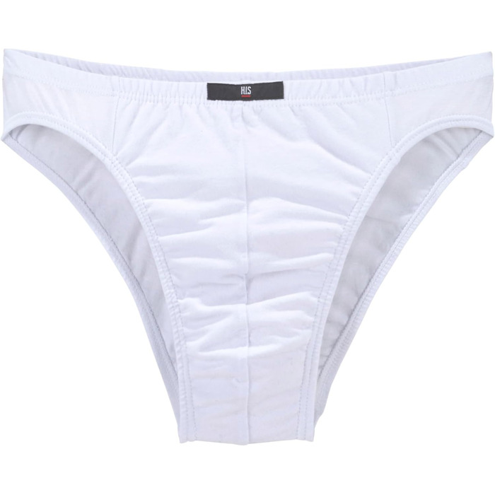 Чоловічі труси H.I.S Multipack з еластичної бавовни, чорний та білий колір