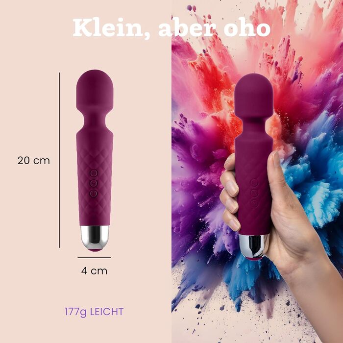 Вібратор жіночий Oliver James Midnight Violet - бездротовий, з акумулятором, 20 режимів вібрації, 8 швидкостей - для клітору та G-точки