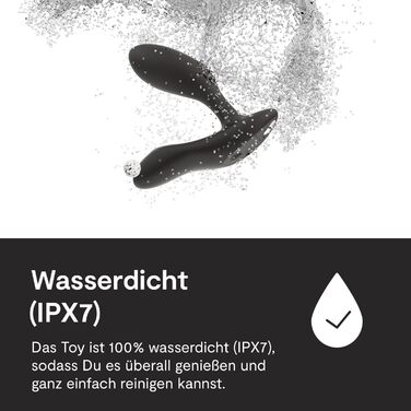 We-Vibe Vector + Virbierender Anal Plug: Масажер простати та периануму для чоловіків, дистанційне керування, додаток, гнучкий силіконовий секс-іграшка (чорний)