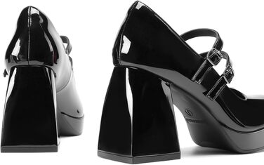 Жіночі закриті туфлі-човники Dream Pairs, чорні, розмір 36.5 EU