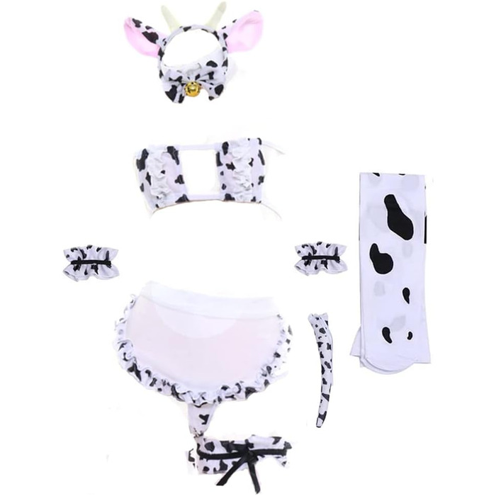 Костюм горничної JasmyGirls: сексуальний сет з мереживом, леопардовий бюстгальтер та трусики, стиль аніме, для дорослих