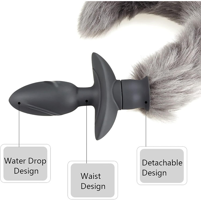 Анальні вібратори ChicLSQ з пультом дистанційного керування – силіконовий анальний плагін з пульта та вібрації, косплей, для жінок та чоловіків, розширювач ануса, чорний