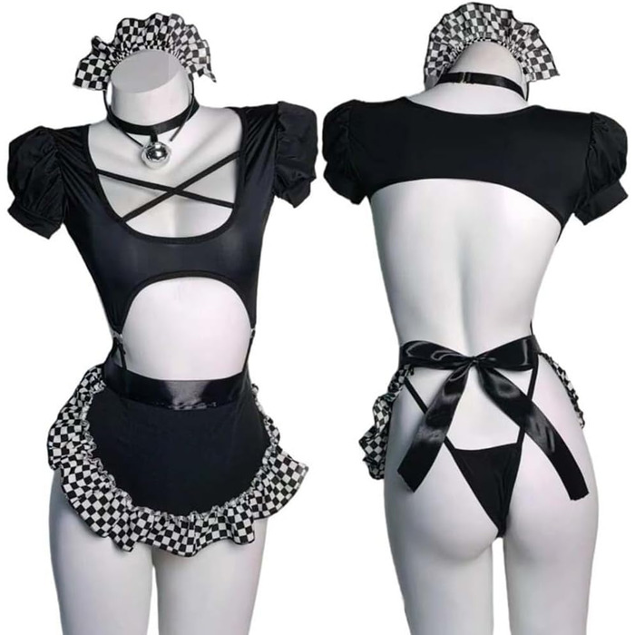 Костюм служниці JasmyGirls: сексуальний набір для косплею, рольових ігор та вечірок
