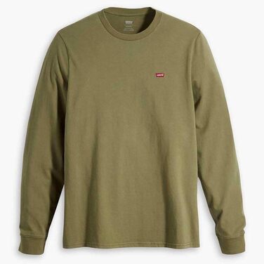 Чоловіча футболка з довгим рукавом Levi's Original Housemark Tee, розмір XL, колір Bluish Olive