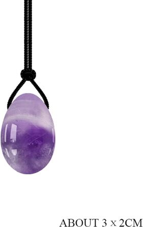 Ясеньовий кварц, нефритове яйце, аметист, яйця Йоні, кристалічні яйця Йоні, нефрит для вагінального тонусу, масажна куля, кегель-тренажер, 1 шт., розмір S